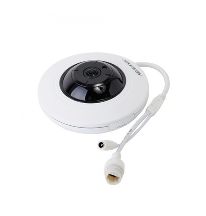 3MP WDR kamera FISH-EYE s IR, Audio&Alarm I/O, obj. 1,16mm
