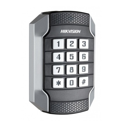 Antivandal bezkontaktní čtečka s klávesnicí Mifare (HIKVISION)