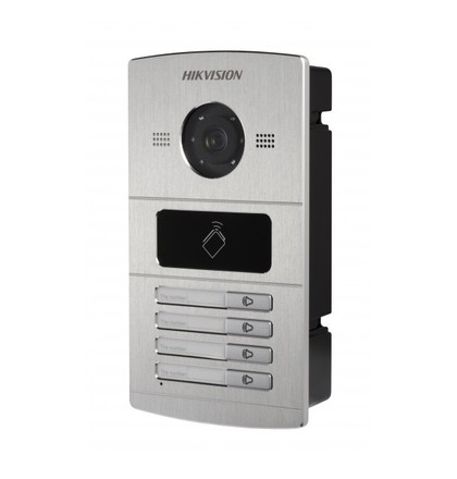 IP dveřní interkom, 4-tlačítkový, 1,3MPx kamera