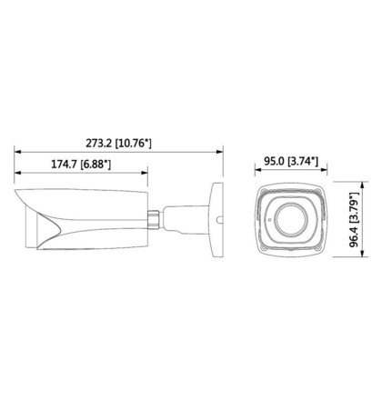 Dahua IPC-HFW8232EP-ZH-S2 2 Mpx kompaktní IP kamera