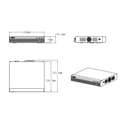 Dahua XVR5108HS-S2 pentabridní videorekordér 8kanálový