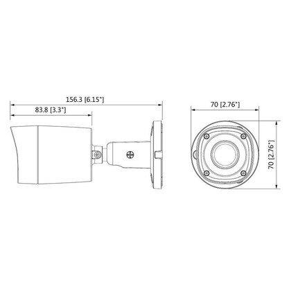 Dahua HAC-HFW1000RMP-0360B-S3 kompaktní HDCVI kamera